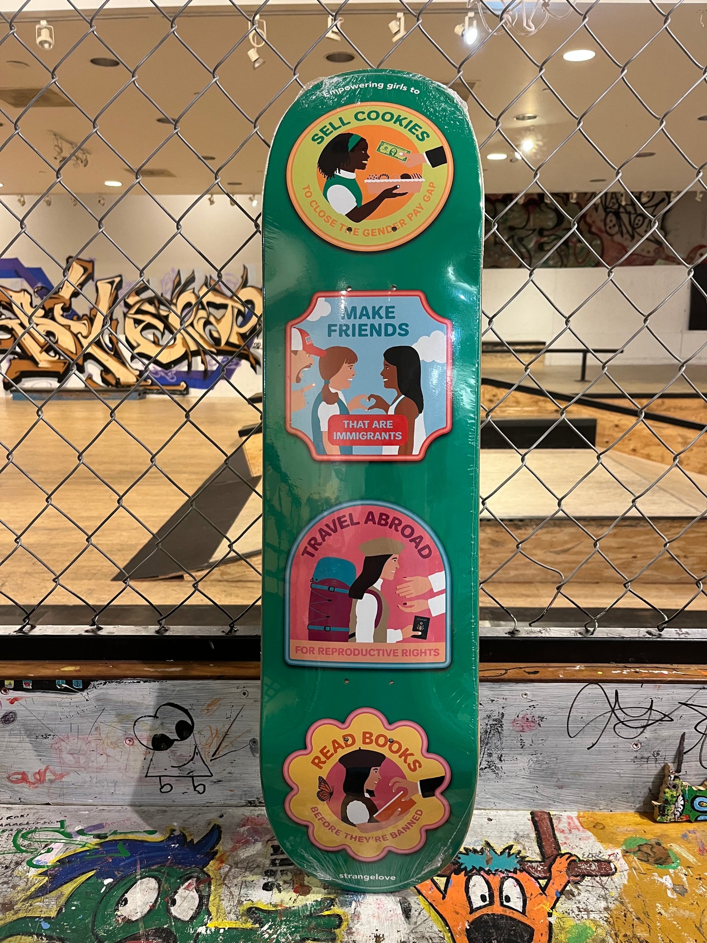 Strange Love Girl Scout Modern Badges 8.1"