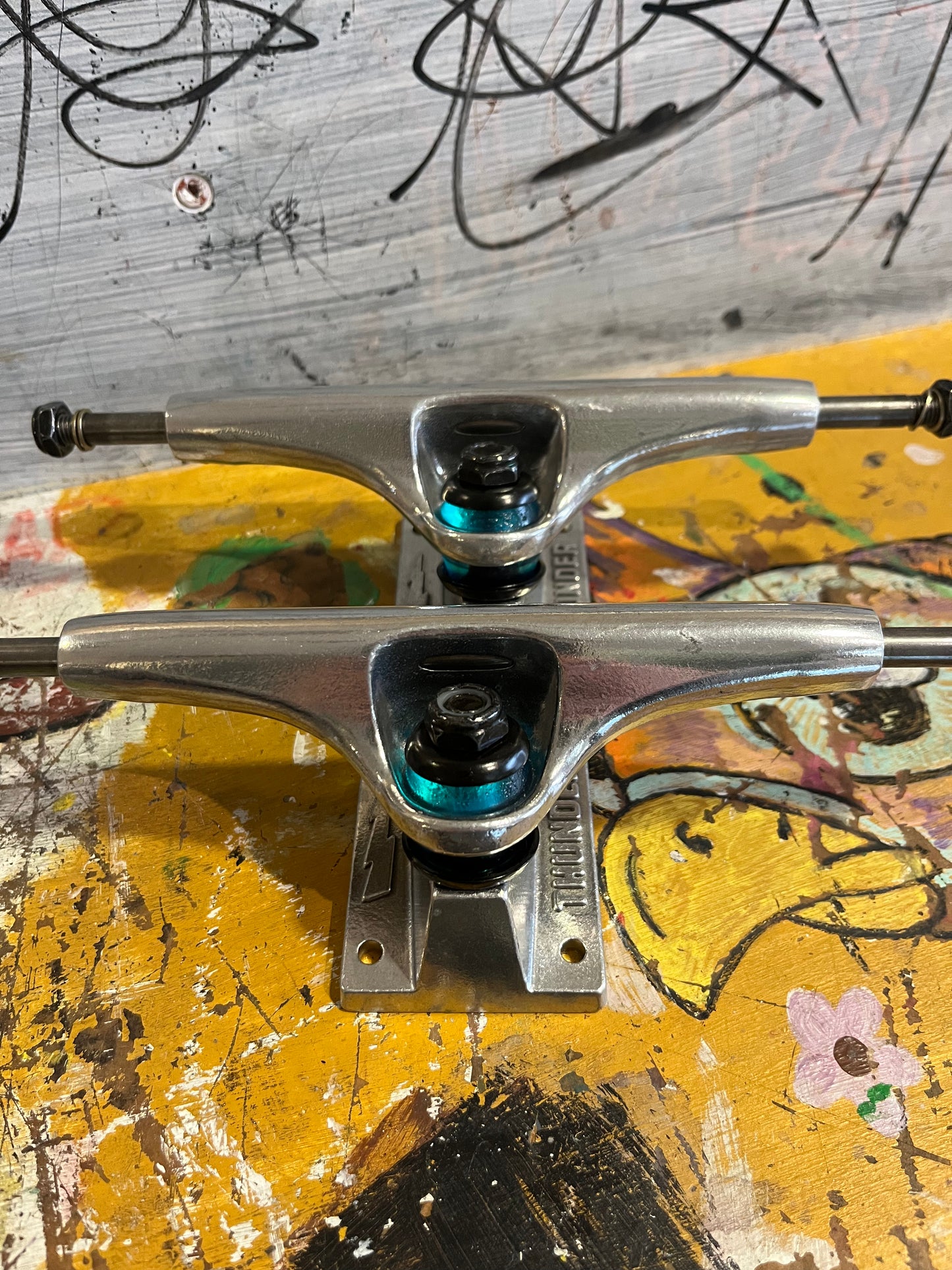 Thunder Polished Skateboard Trucks 8.75 151's