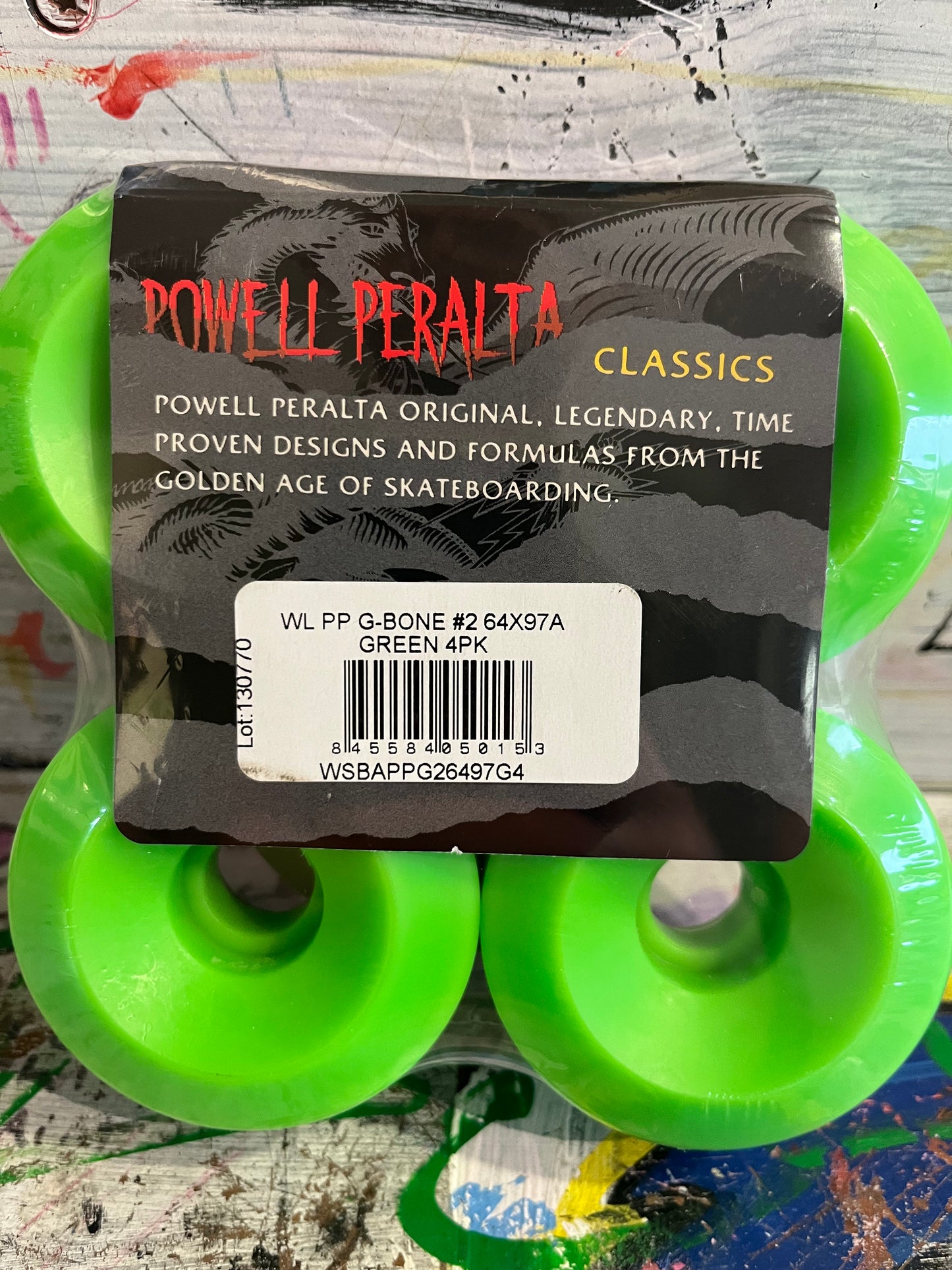Powell Peralta Classics G-Bones Green 64mm 97a