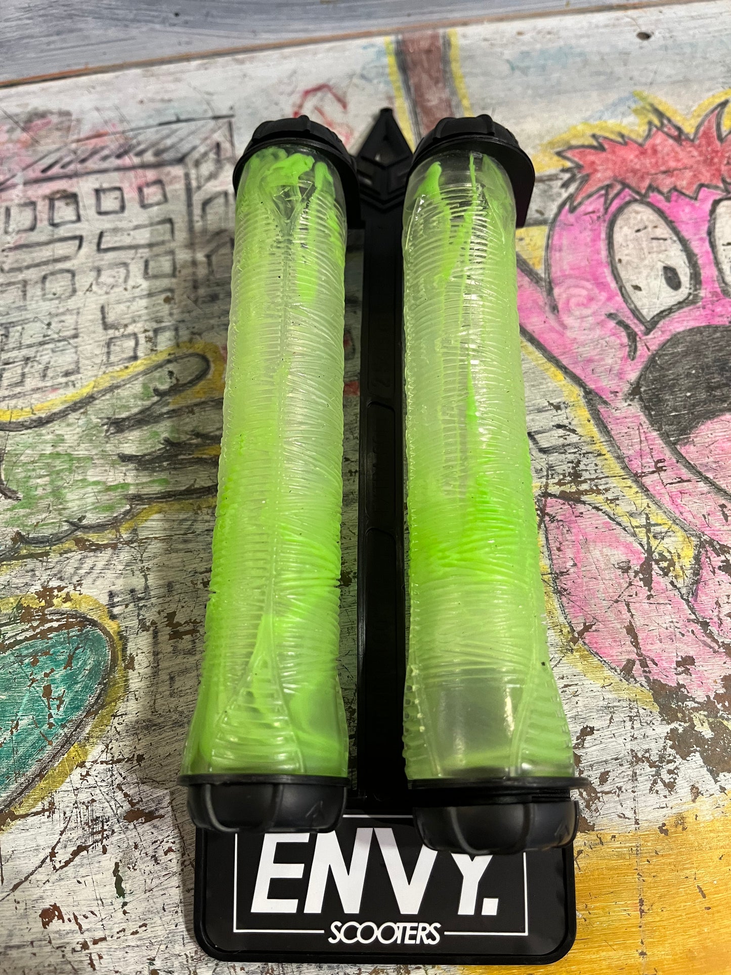 Envy Scooter Grips Green