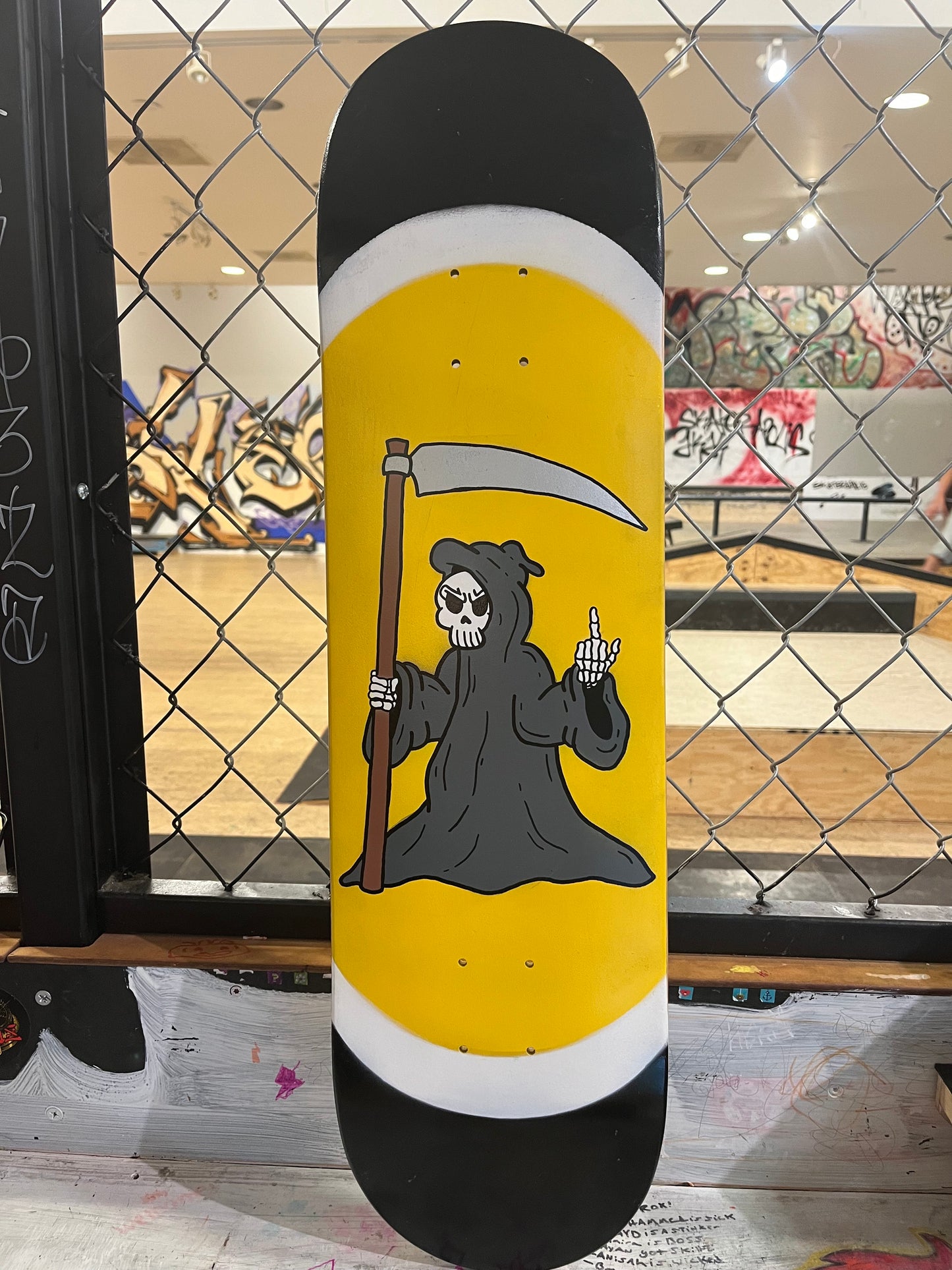 Grim Reaper- Hand Painted 8.25
