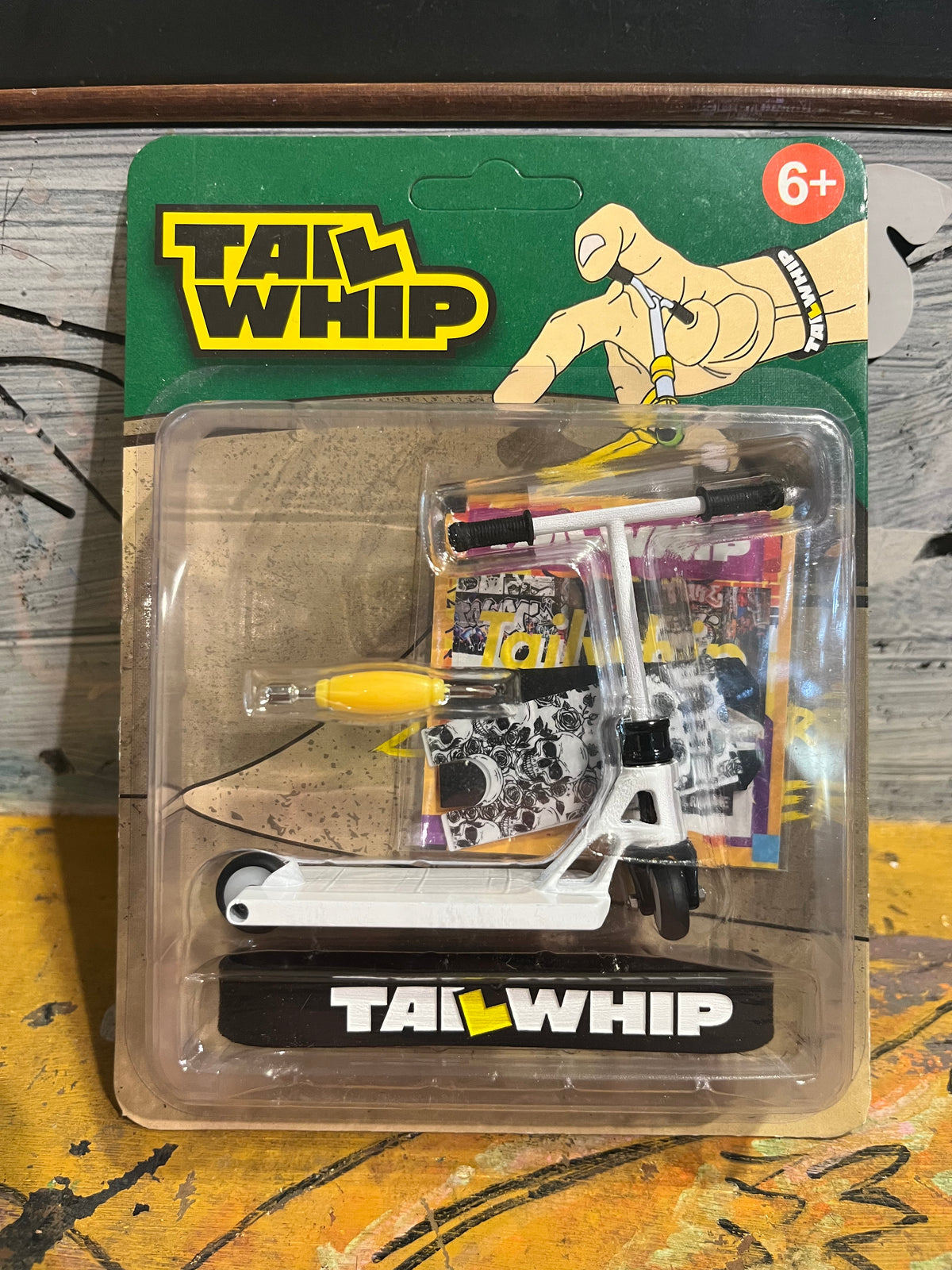 TAILWHIP PRO FINGER SCOOTER BEARING EDITION WHITE