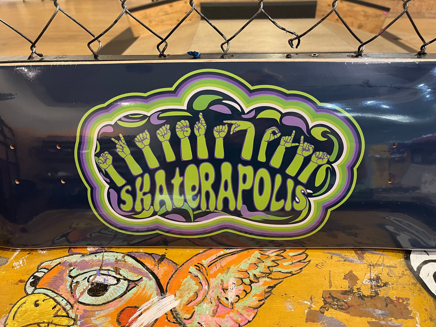 SkaterApolis Sign Hands Deck Size 8.0
