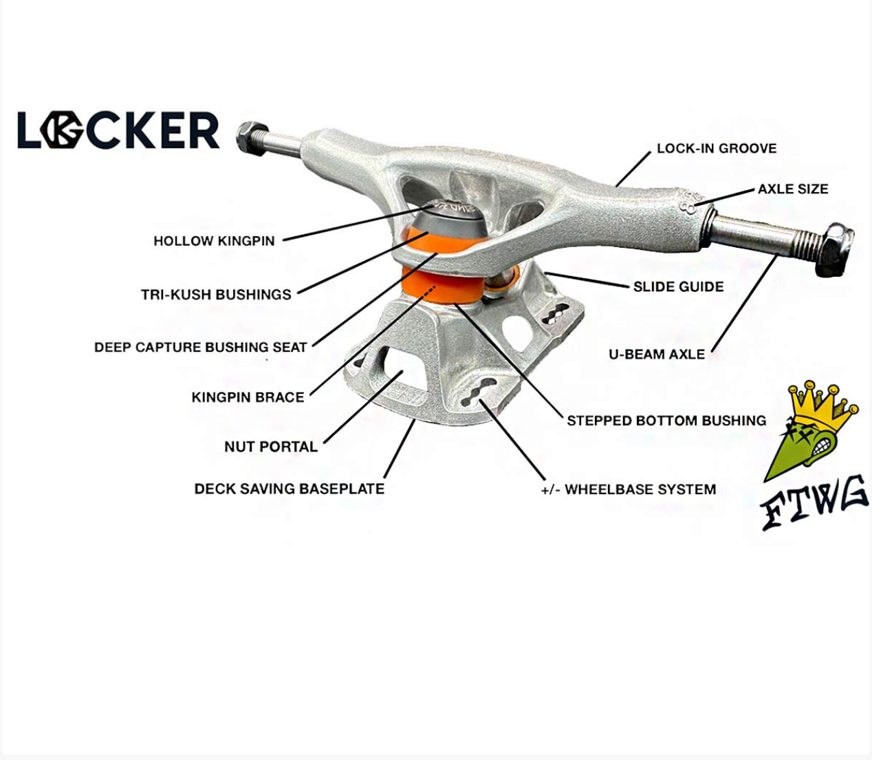 Grind King Locker Trucks