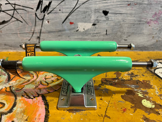 ST1 Slappy Painted 8.25 Turquoise Trucks