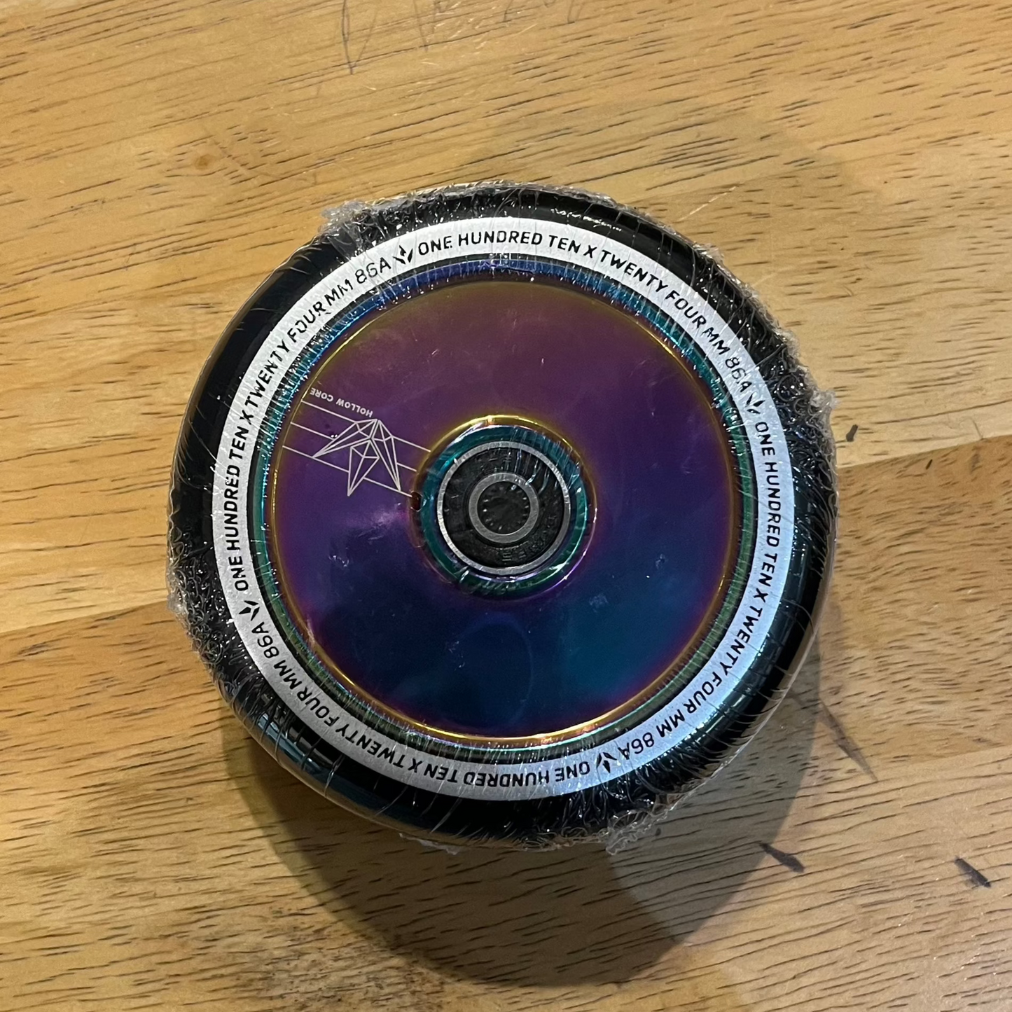 110mm Scooter Wheels Hollow Core Oil Slick