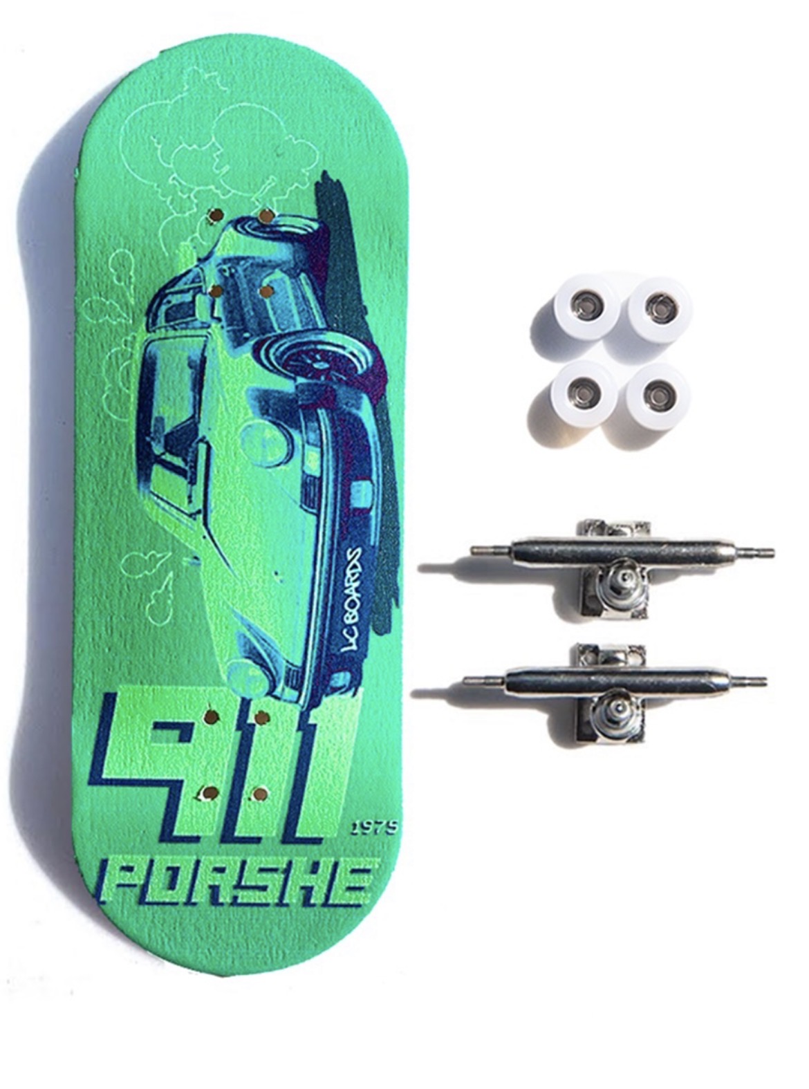 LC BOARDS 98X34 COMPLETE GARAGE SERIES 911 GRAPHIC FOAM GRIP TAPE