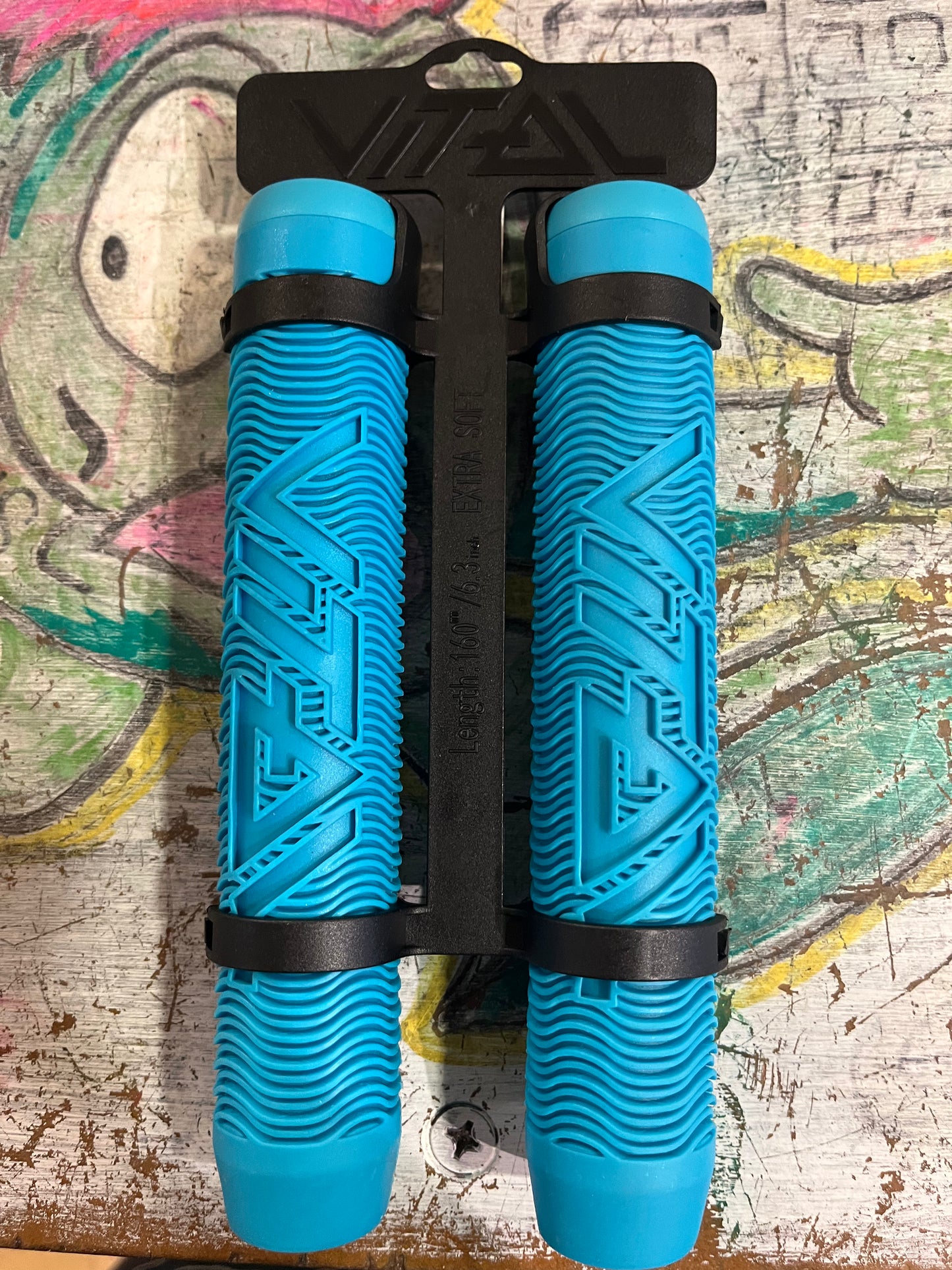 Vital Scooter Grips Blue