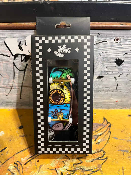 LC BOARDS 98X34 COMPLETE SUN BURN GRAPHIC FOAM GRIP TAPE