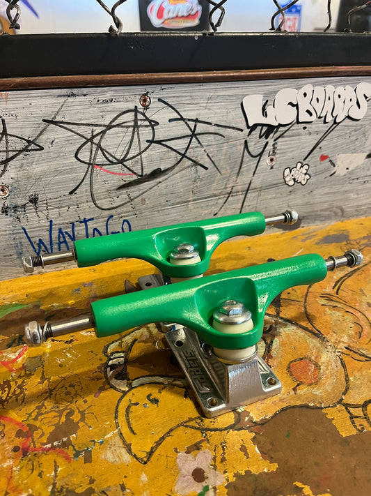 Slappy Truck Company Mint Green ST1 Inverted Hollow Polished Skateboard Trucks - 6.125" Hanger 8.75" Axle (Set of 2)