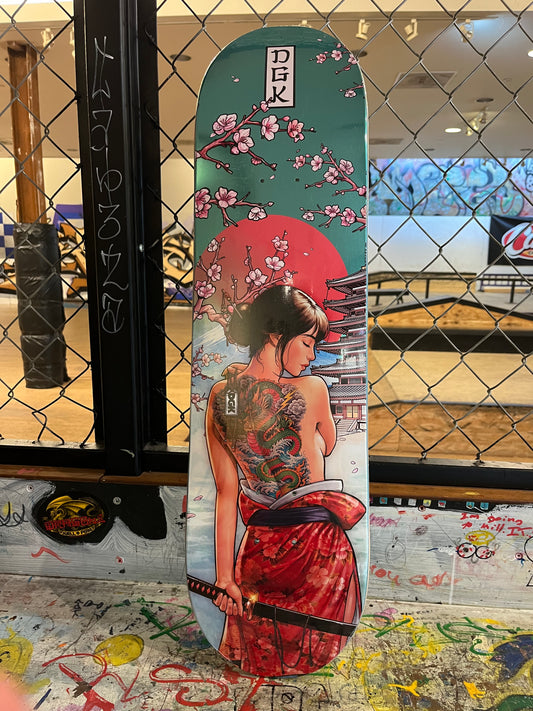 DGK Japanese Sword Lady 8.25 Skateboard Deck