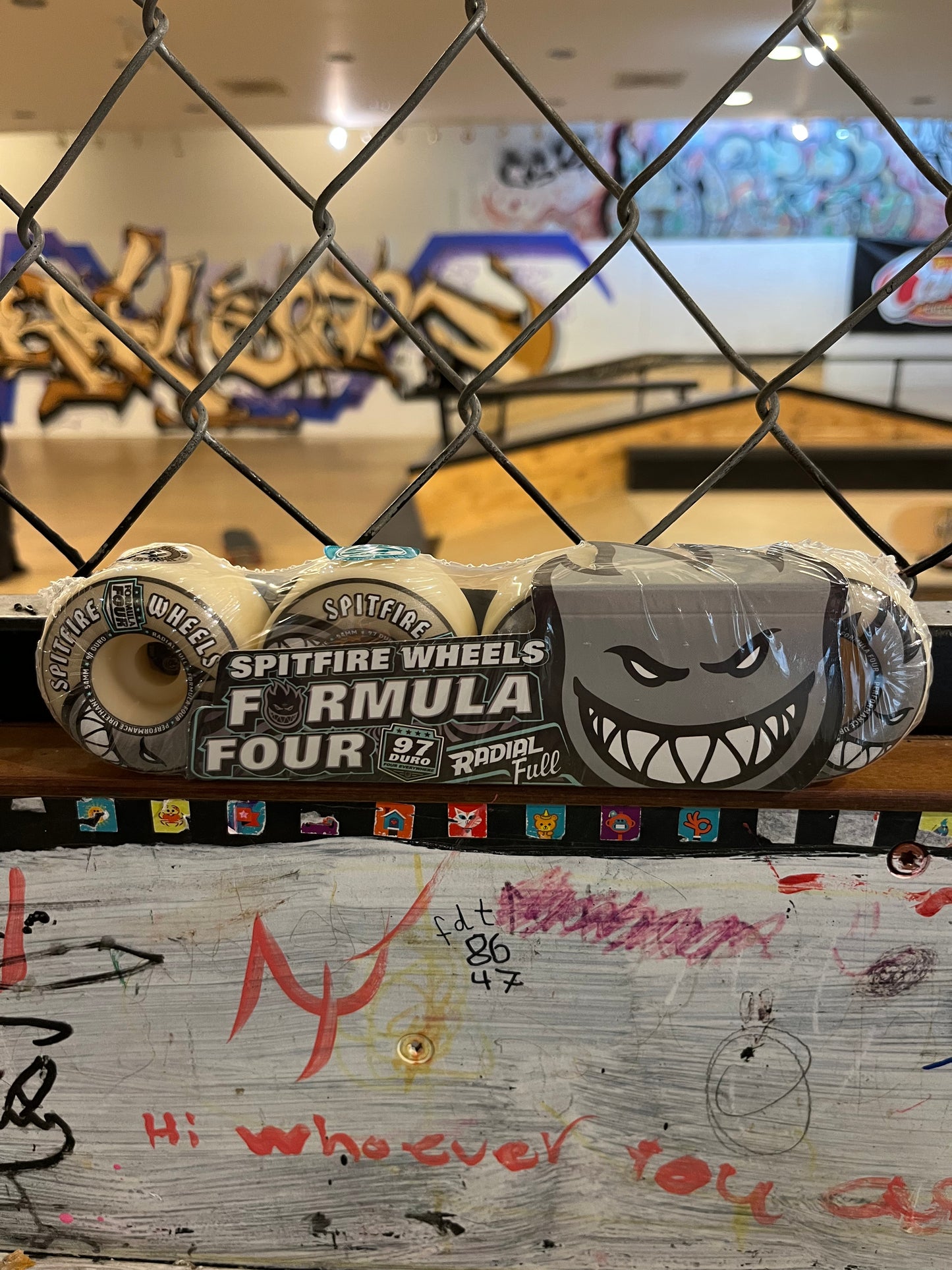 Spitfire Formula Four Radial Full Skateboard Wheels 97D 54MM