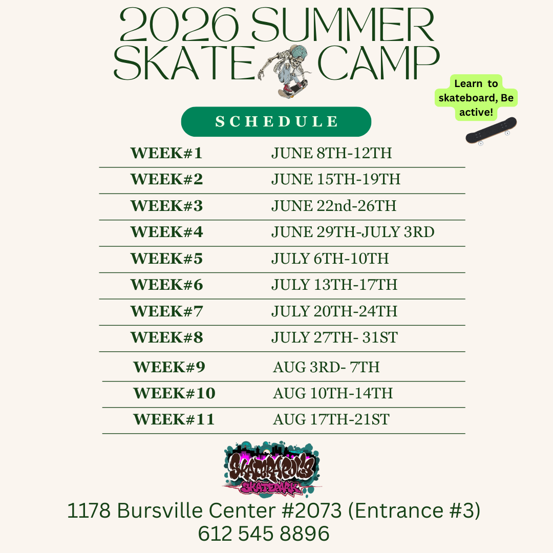 2026 SUMMER SKATE CAMP