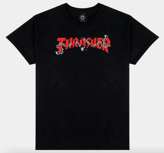 Thrasher Daniel Shepard CHAINS Short Sleeve Black Large